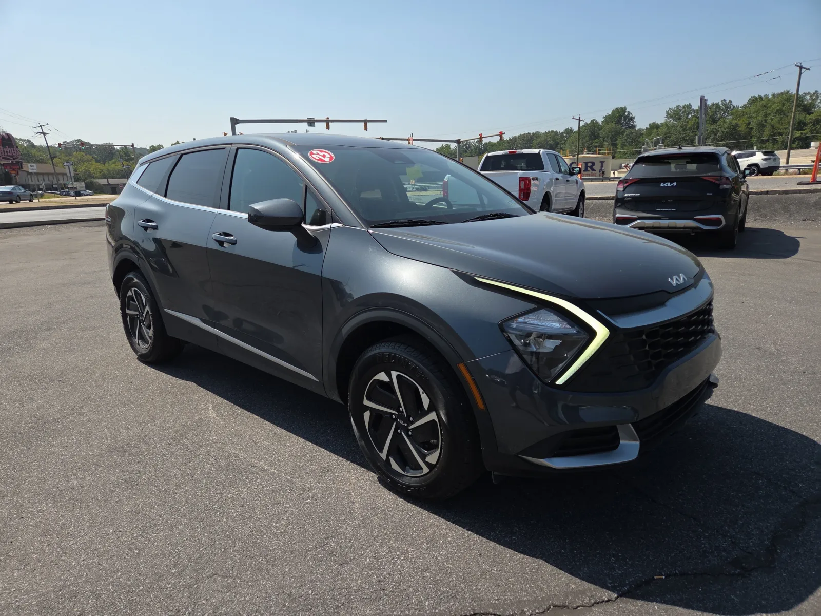 Gray 2023 Kia Sportage Hybrid LX AWD for sale in Hamburg, PA