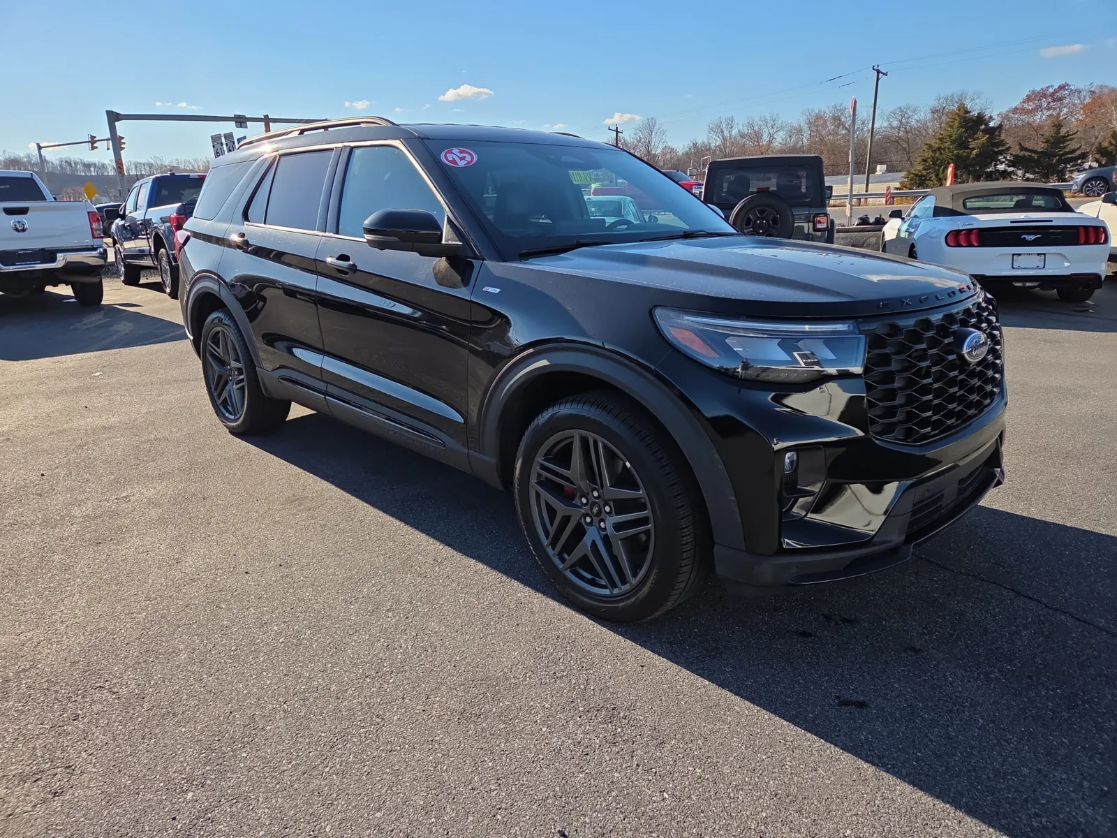 Black 2025 Ford Explorer ST-Line for sale in Hamburg, PA