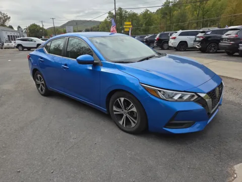 Blue 2023 Nissan Sentra SV for sale in Hamburg, PA