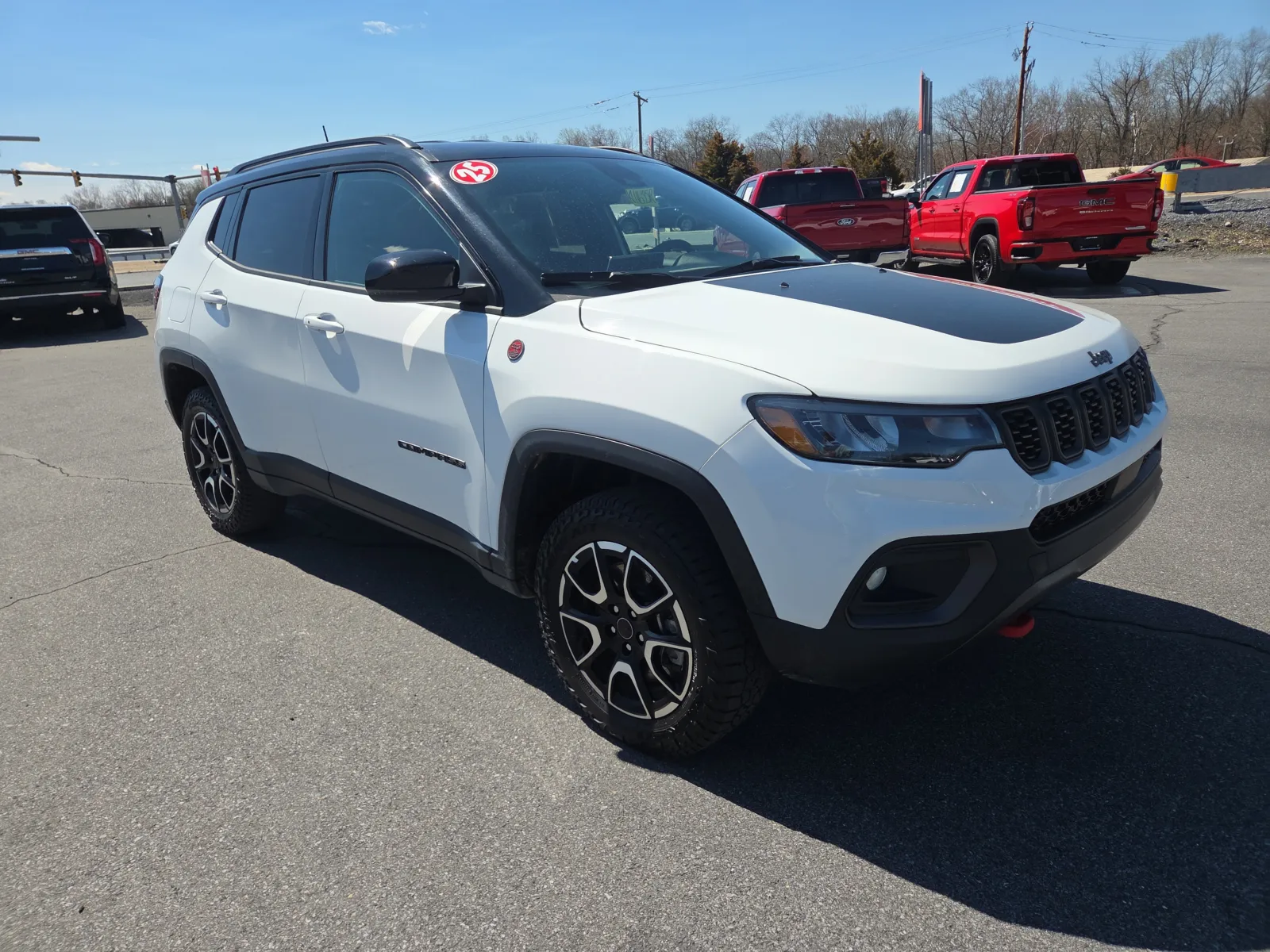 White 2025 Jeep Compass Trailhawk for sale in Hamburg, PA