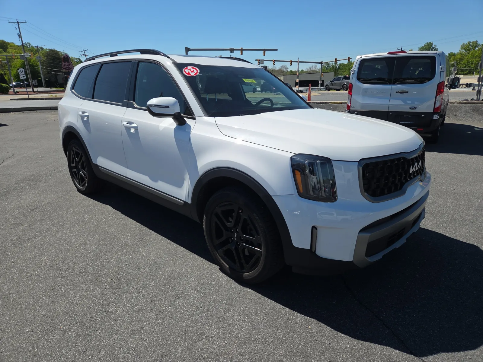 White 2023 Kia Telluride EX X-Line AWD for sale in Hamburg, PA
