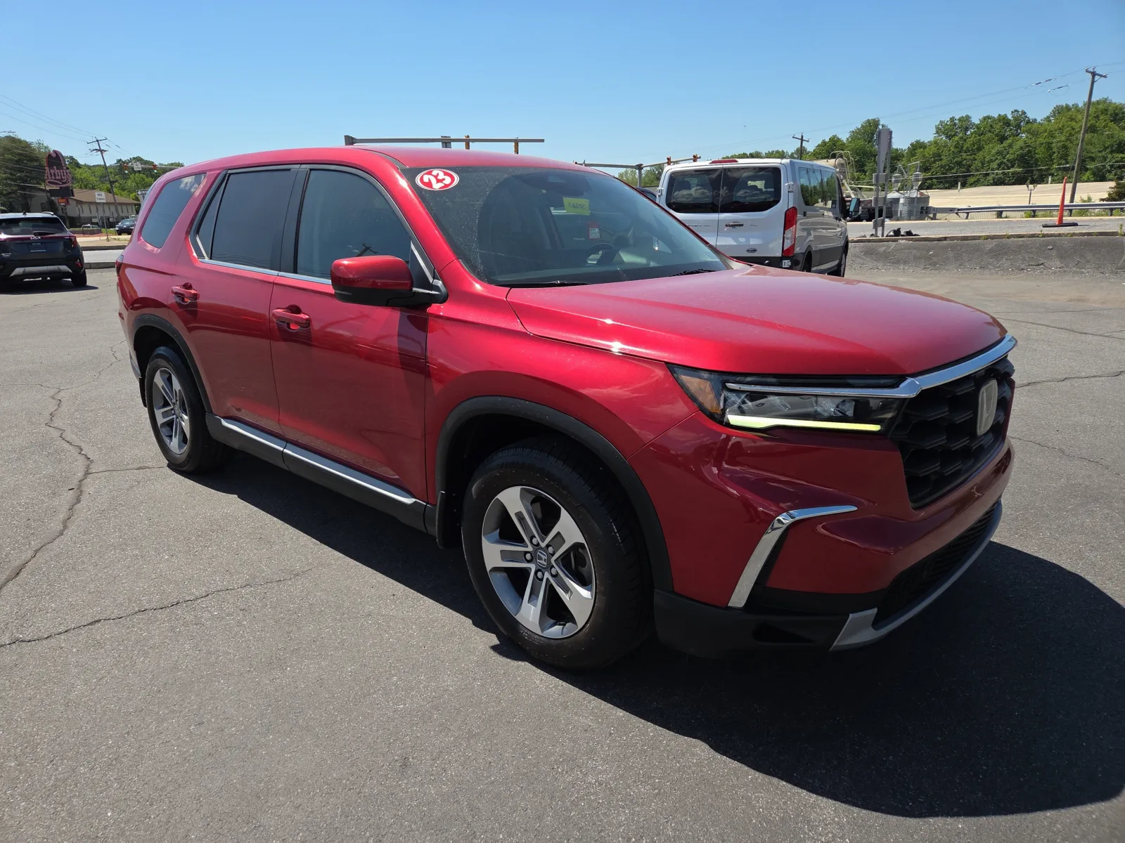 Red 2023 Honda Pilot EX-L 8 Passenger AWD for sale in Hamburg, PA
