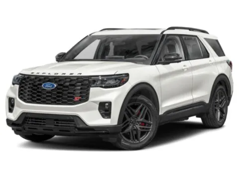 Red 2025 Ford Explorer ST for sale in Hamburg, PA
