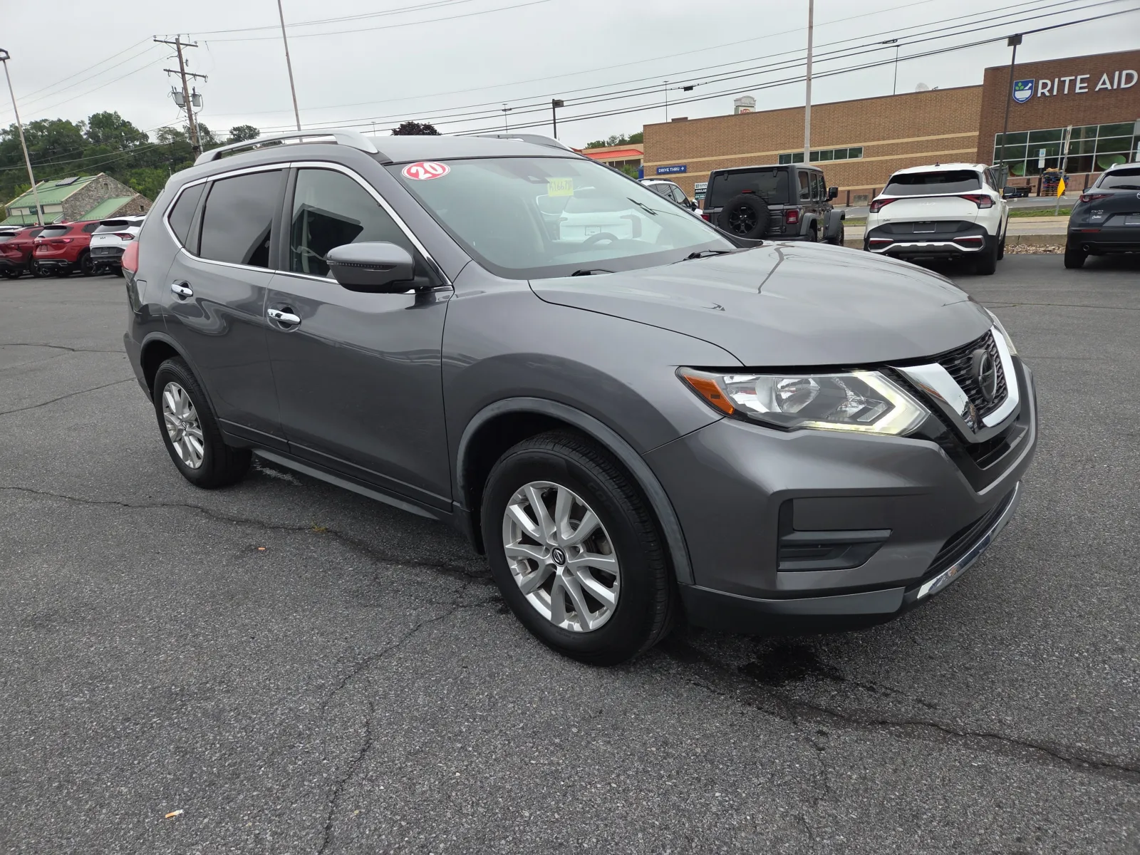 Gray 2020 Nissan Rogue SV AWD for sale in Hamburg, PA