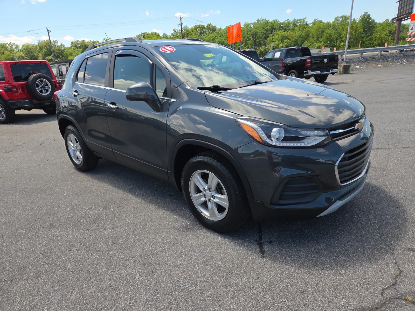 Gray 2018 Chevrolet Trax LT AWD for sale in Hamburg, PA