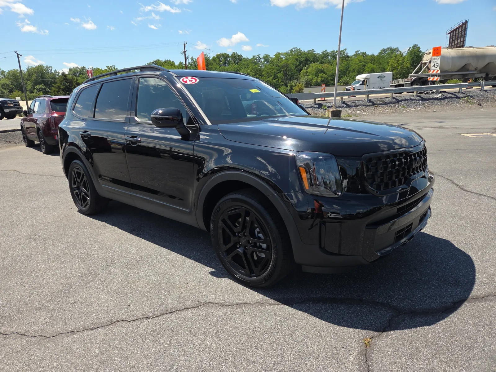 Black 2025 Kia Telluride EX X-Line AWD for sale in Hamburg, PA
