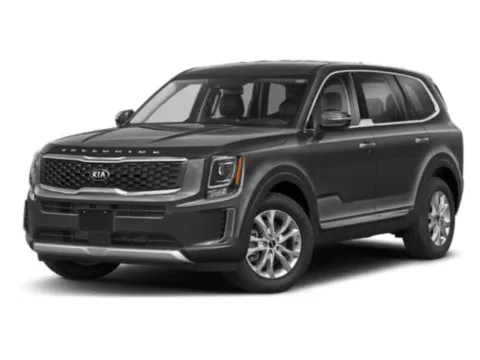Silver 2021 Kia Telluride LX AWD for sale in Hamburg, PA