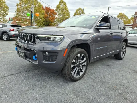 Gray 2023 Jeep Grand Cherokee 4xe Overland for sale in Allentown, PA
