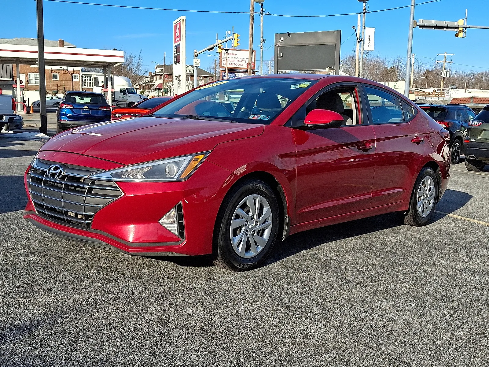 Red 2019 Hyundai Elantra SE for sale in Allentown, PA