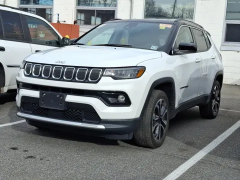 White 2022 Jeep Compass Limited 4x4 for sale in Allentown, PA