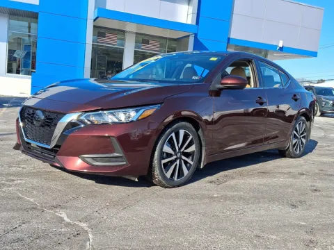 Red 2022 Nissan Sentra SV Xtronic CVT for sale in Allentown, PA