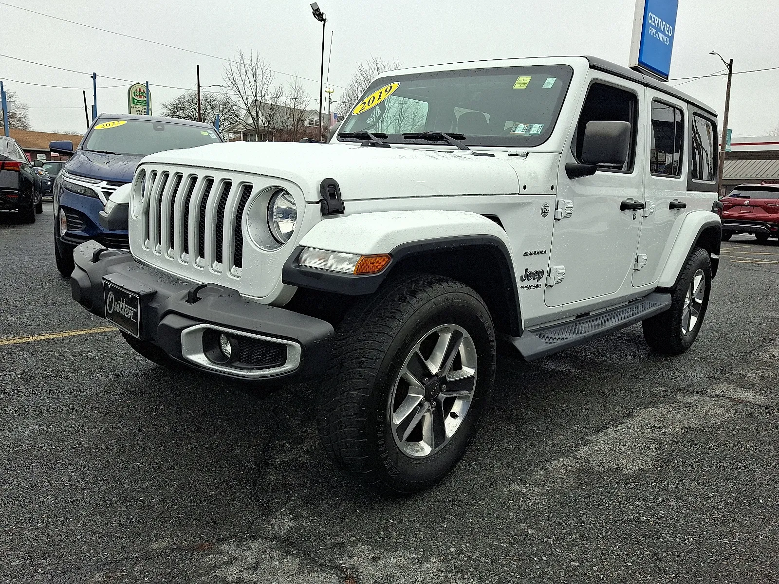 White 2019 Jeep Wrangler Unlimited Sahara 4x4 for sale in Allentown, PA