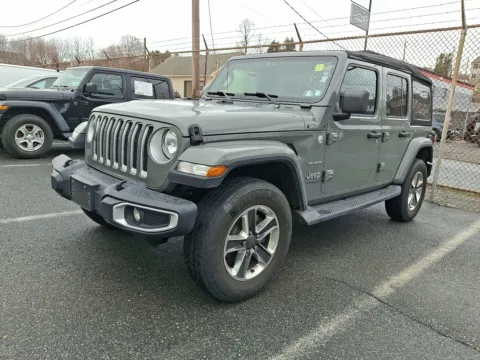 Gray 2019 Jeep Wrangler Unlimited Sahara 4x4 for sale in Allentown, PA