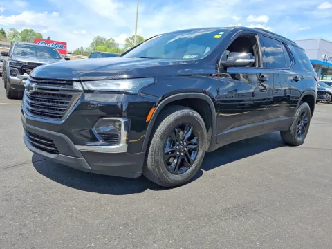 Black 2022 Chevrolet Traverse AWD LT Leather for sale in Allentown, PA