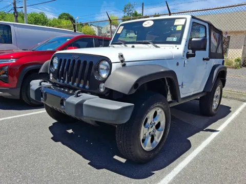 White 2016 Jeep Wrangler Willys Wheeler for sale in Allentown, PA