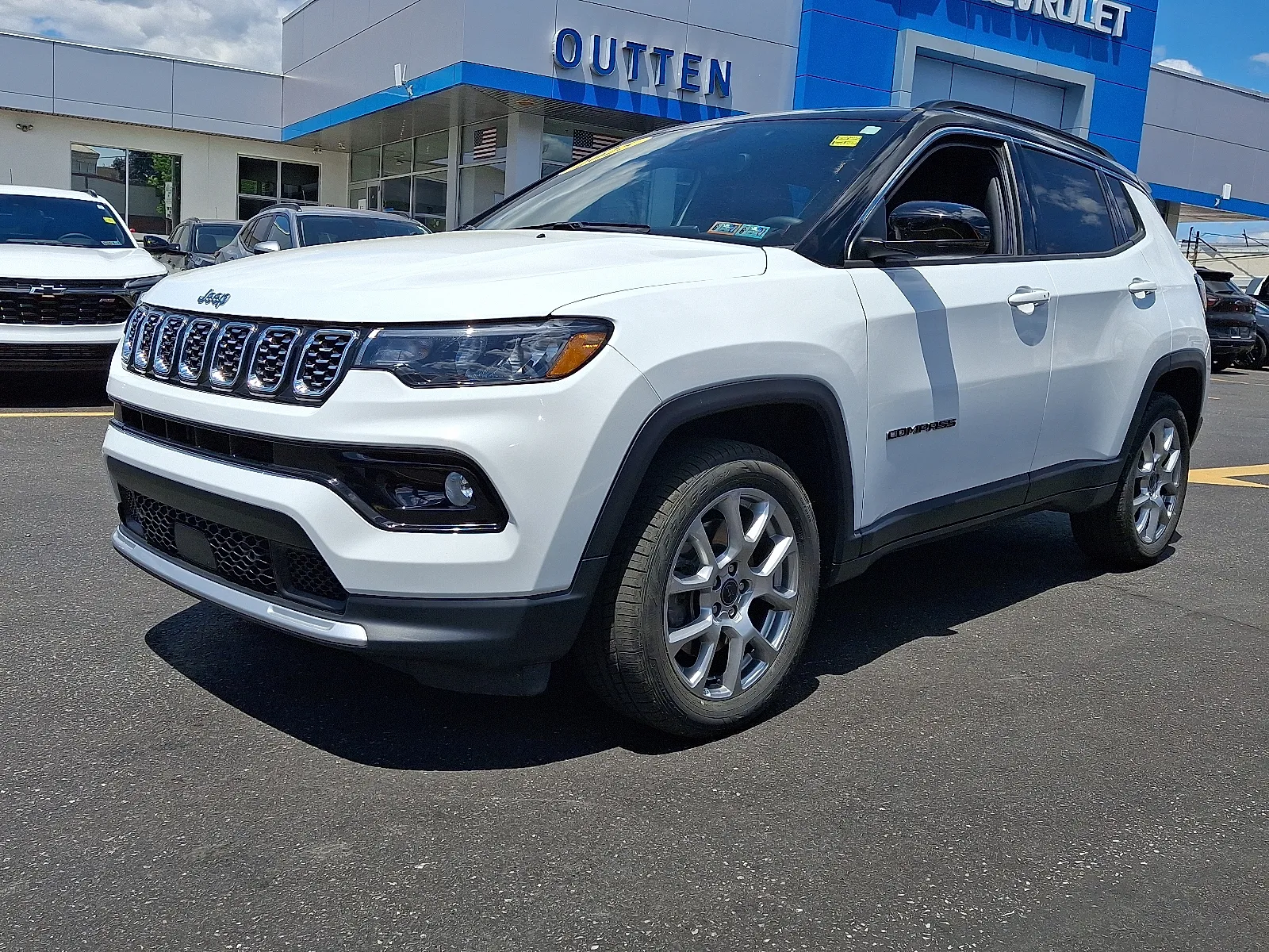 White 2025 Jeep Compass Limited 4x4 for sale in Allentown, PA