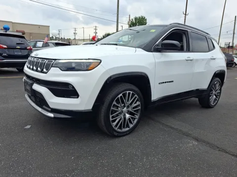White 2022 Jeep Compass Limited 4x4 for sale in Allentown, PA
