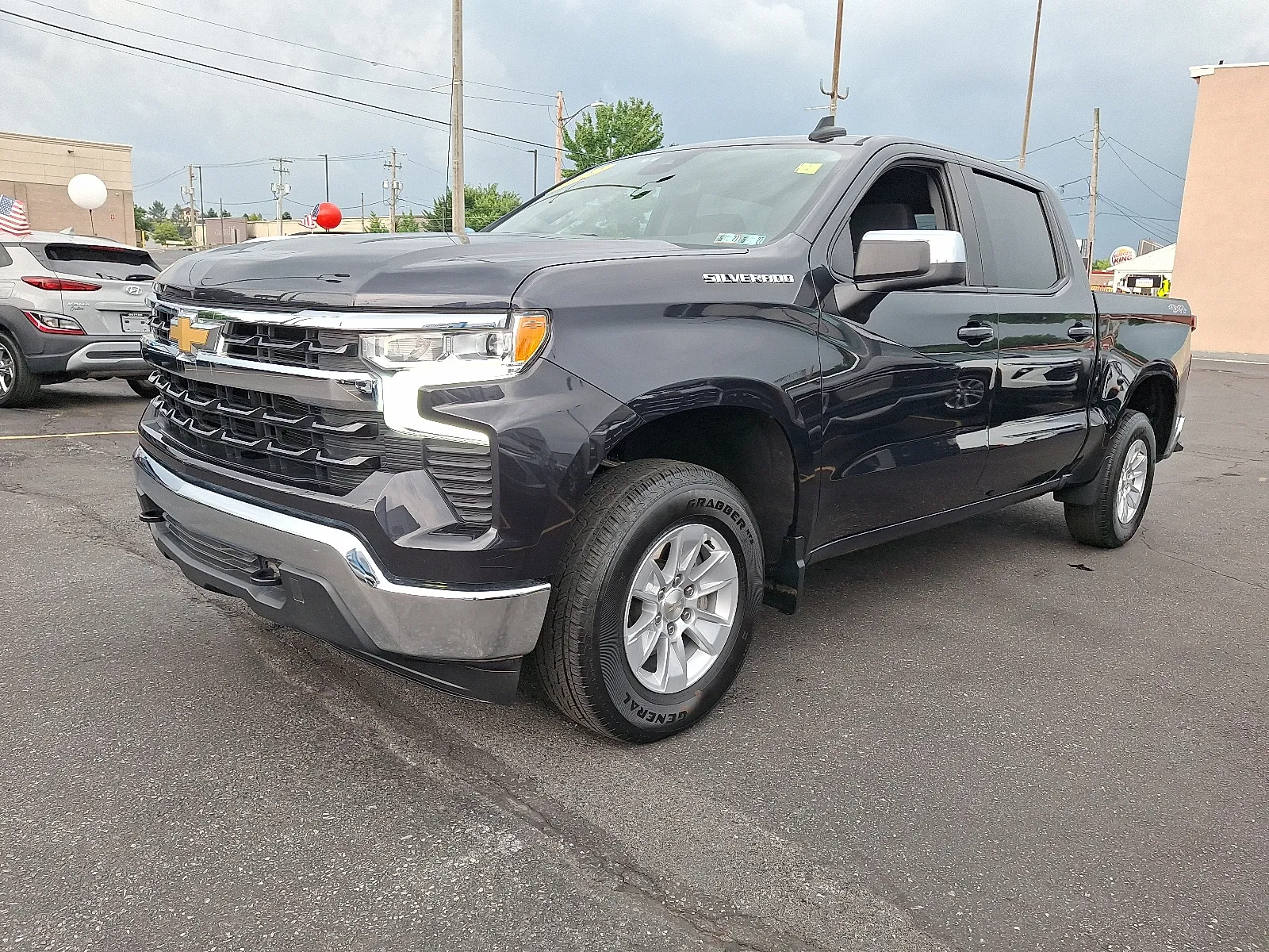 Gray 2022 Chevrolet Silverado 1500 4WD Crew Cab Standard Bed LT for sale in Allentown, PA