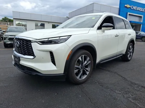 White 2024 INFINITI QX60 LUXE AWD for sale in Allentown, PA