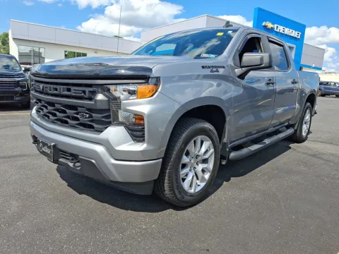 Gray 2024 Chevrolet Silverado 1500 4WD Crew Cab Short Bed Custom for sale in Allentown, PA