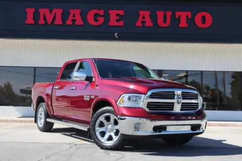 Red 2018 Ram 1500 Laramie for sale in West Jordan, UT