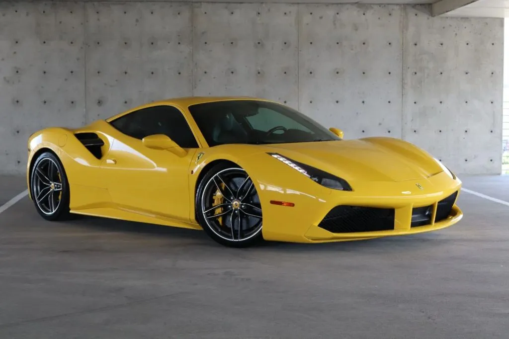 Yellow 2018 Ferrari 488 GTB Coupe 2D for sale in West Jordan, UT