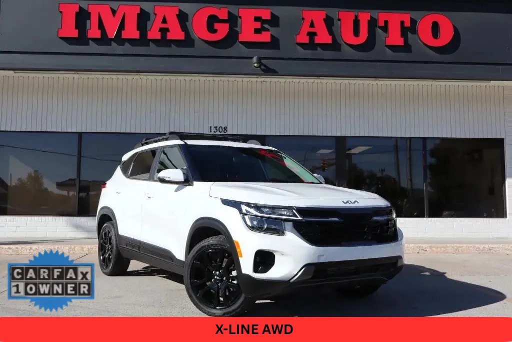White 2024 Kia Seltos X-Line for sale in West Jordan, UT