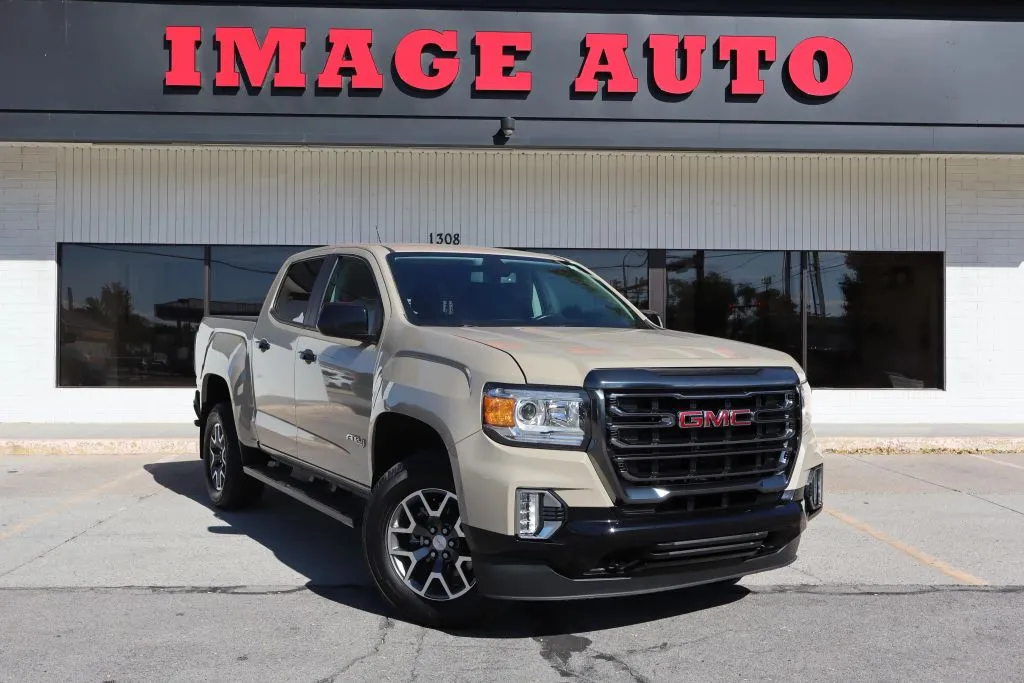 Beige 2021 GMC Canyon 4WD AT4 w/Cloth for sale in West Jordan, UT