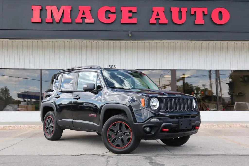 Black 2016 Jeep Renegade Trailhawk for sale in West Jordan, UT