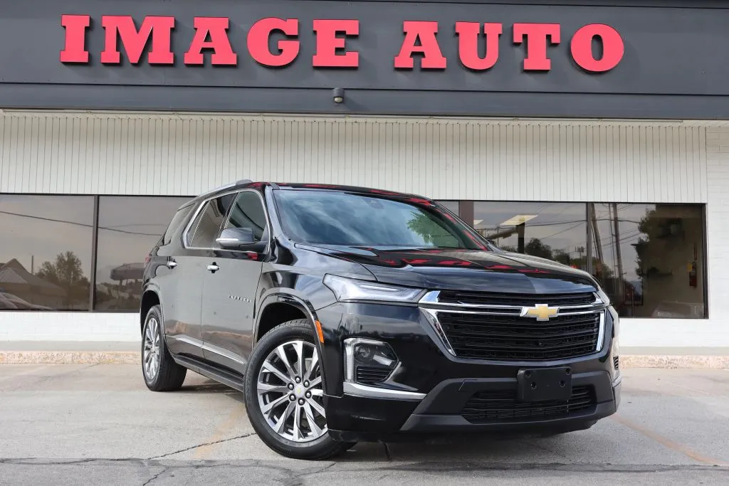 Black 2023 Chevrolet Traverse Premier for sale in West Jordan, UT