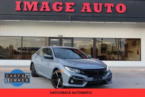 Gray 2021 Honda Civic Hatchback Sport for sale in West Jordan, UT