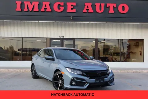 Gray 2021 Honda Civic Hatchback Sport for sale in West Jordan, UT