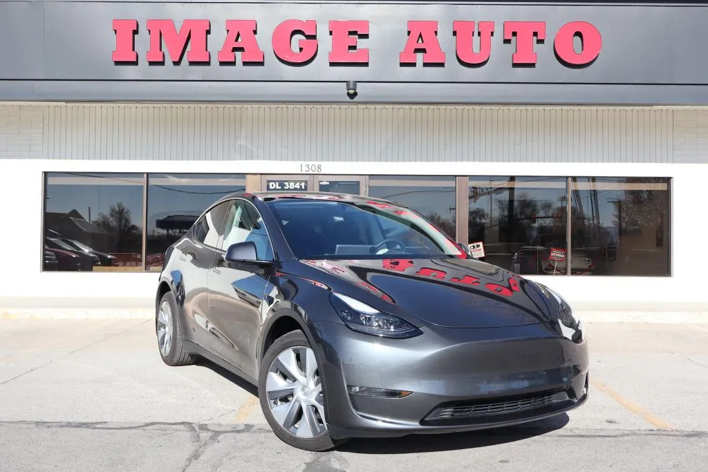 Gray 2023 Tesla Model Y Long Range for sale in West Jordan, UT