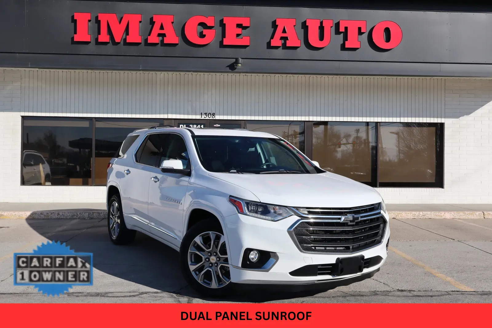 White 2021 Chevrolet Traverse Premier for sale in West Jordan, UT