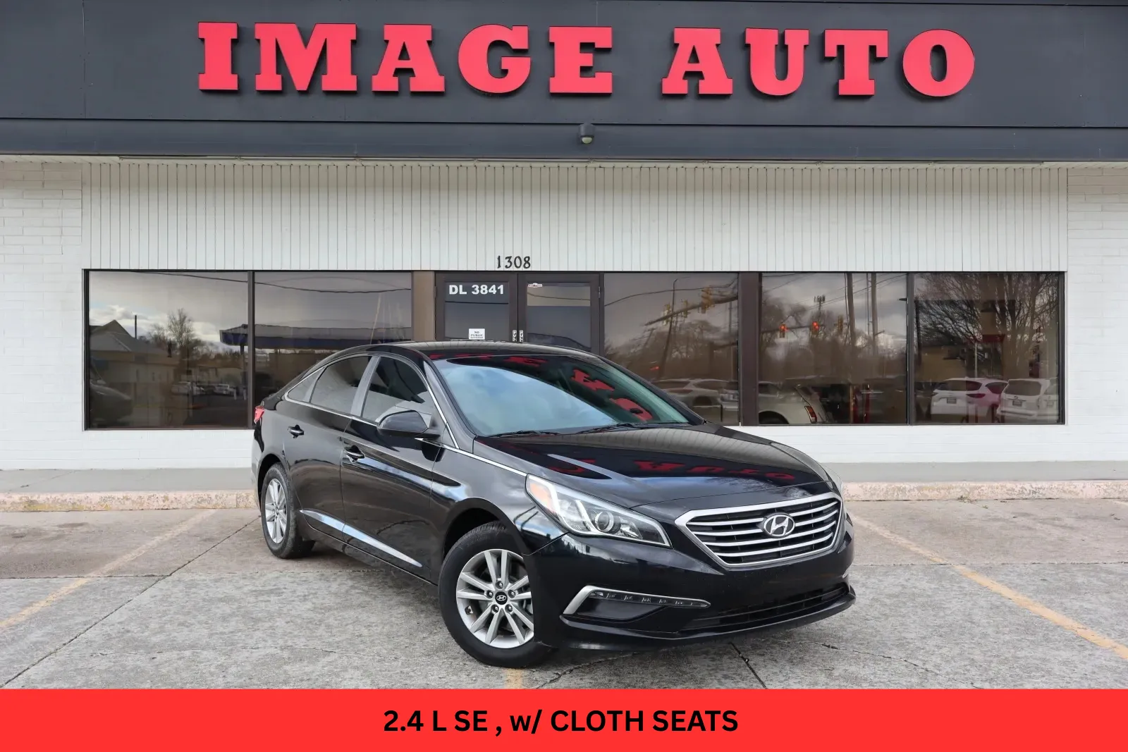 Black 2015 Hyundai Sonata 2.4L SE for sale in West Jordan, UT