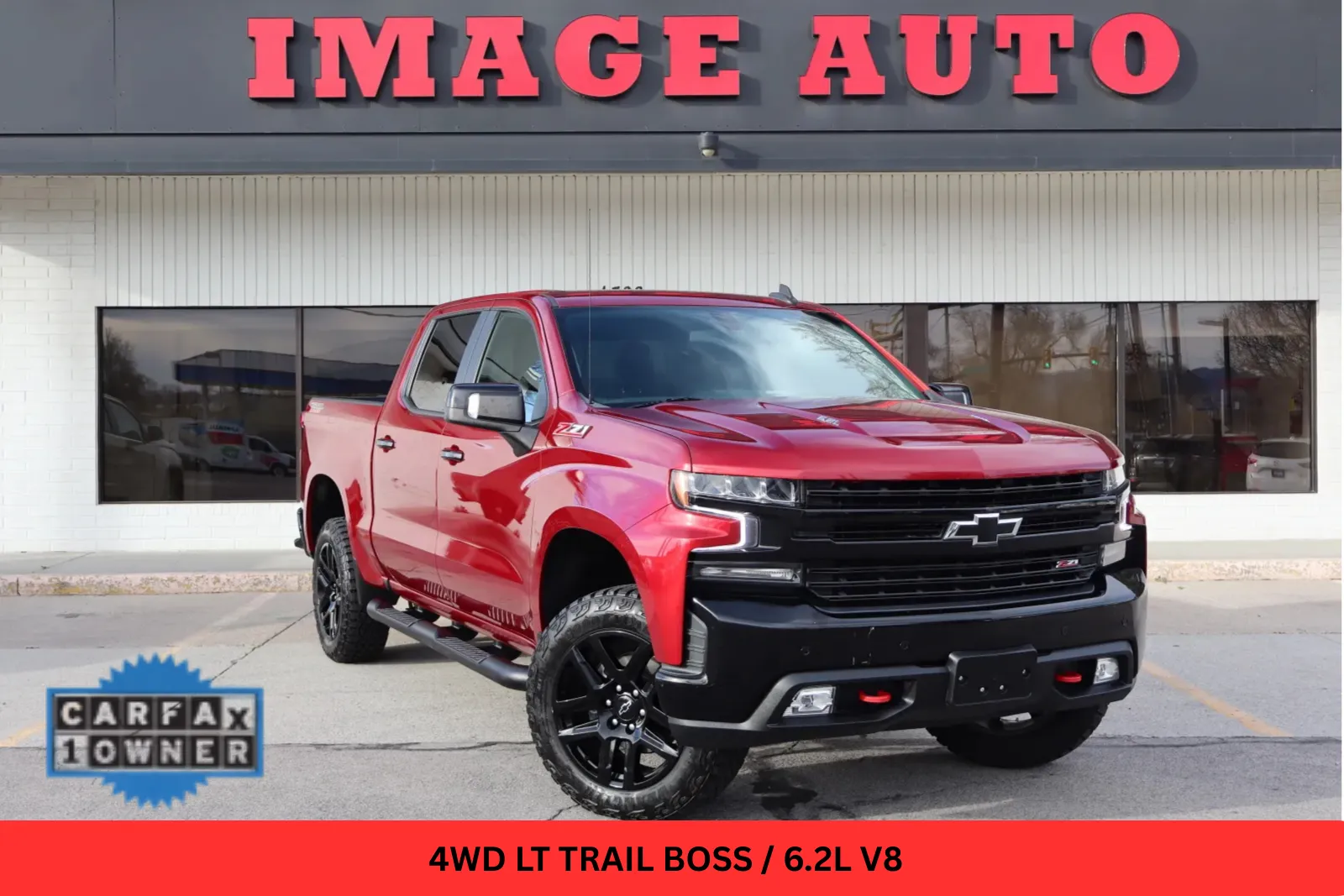 Red 2022 Chevrolet Silverado 1500 LTD LT Trail Boss for sale in West Jordan, UT