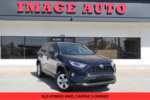 Blue 2021 Toyota RAV4 Hybrid XLE for sale in West Jordan, UT