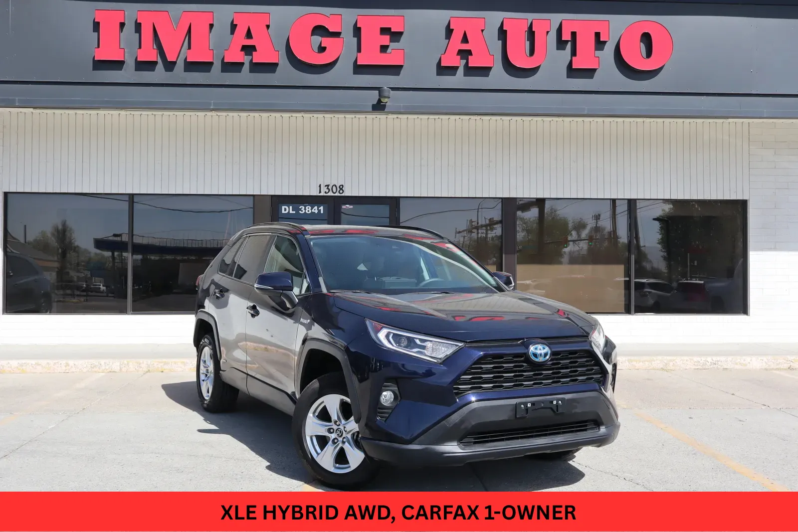 Blue 2021 Toyota RAV4 Hybrid XLE for sale in West Jordan, UT