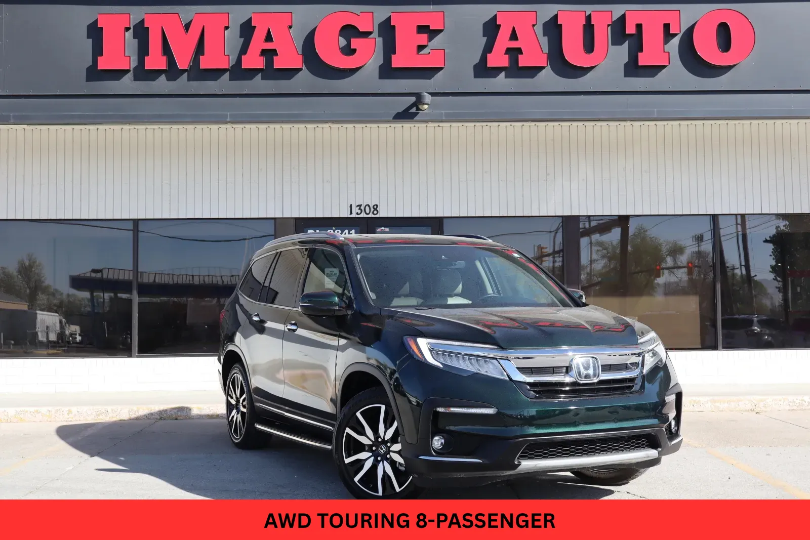 Green 2019 Honda Pilot Touring 8-Passenger for sale in West Jordan, UT