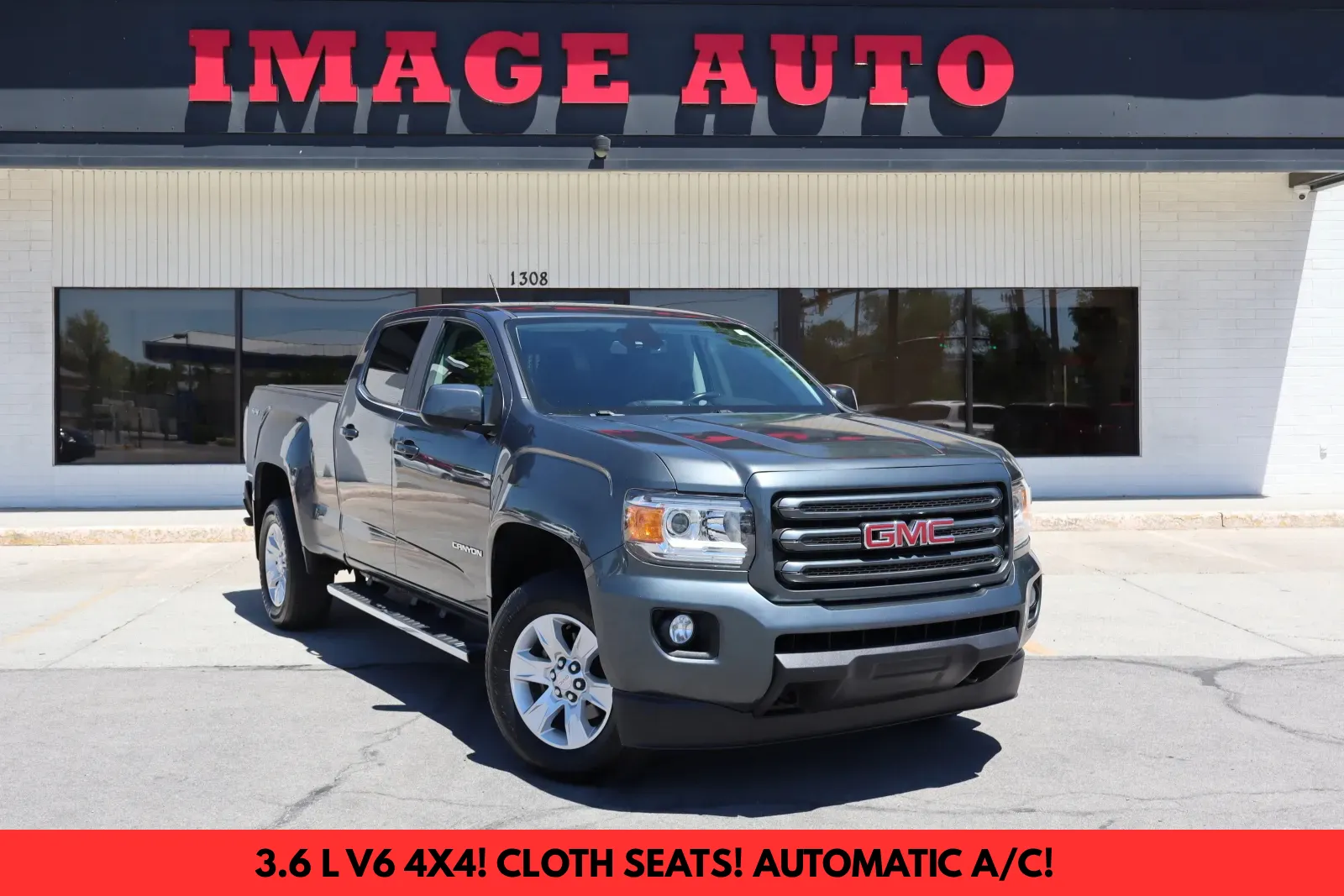 Gray 2016 GMC Canyon 4WD SLE for sale in West Jordan, UT