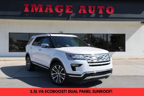 White 2019 Ford Explorer Platinum for sale in West Jordan, UT