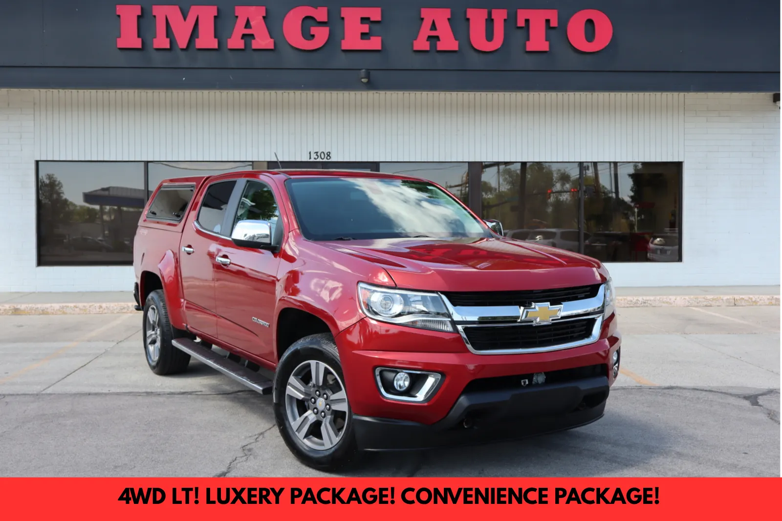 Red 2015 Chevrolet Colorado 4WD LT for sale in West Jordan, UT