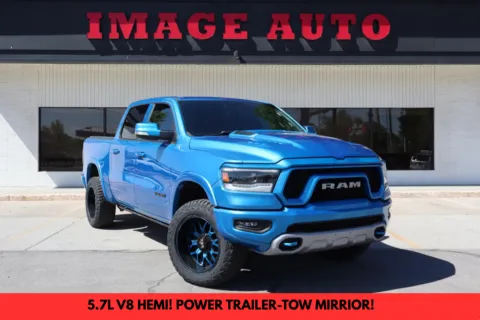 Blue 2021 Ram 1500 Rebel for sale in West Jordan, UT
