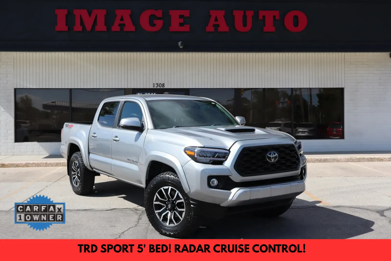 Silver 2021 Toyota Tacoma TRD Sport for sale in West Jordan, UT
