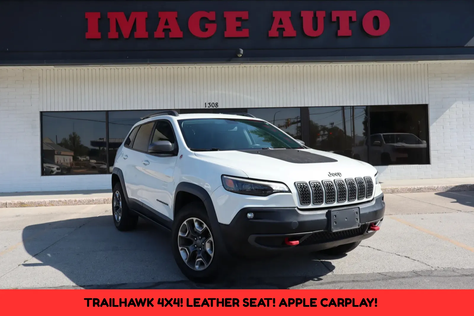 White 2019 Jeep Cherokee Trailhawk for sale in West Jordan, UT