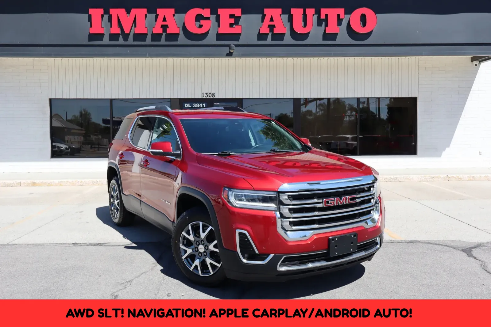 Red 2023 GMC Acadia SLT for sale in West Jordan, UT