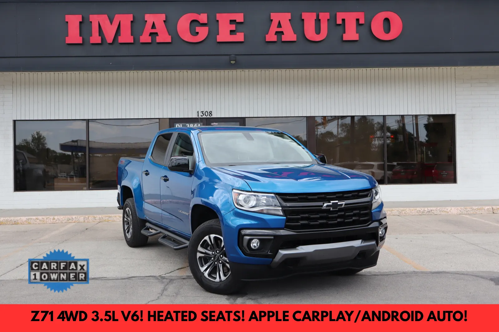 Blue 2022 Chevrolet Colorado 4WD Z71 for sale in West Jordan, UT
