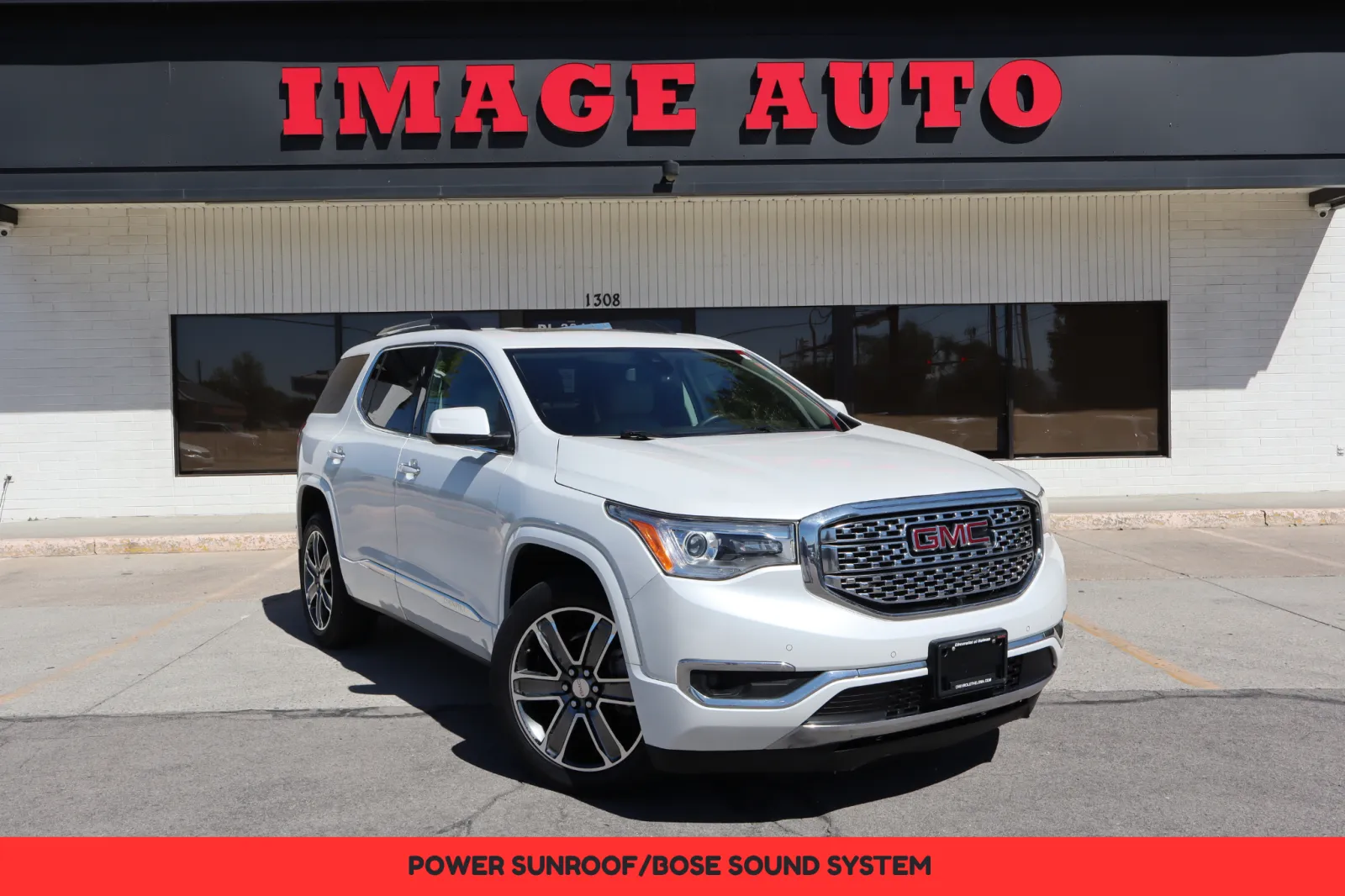 White 2017 GMC Acadia Denali for sale in West Jordan, UT