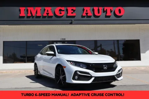 White 2021 Honda Civic Hatchback Sport for sale in West Jordan, UT
