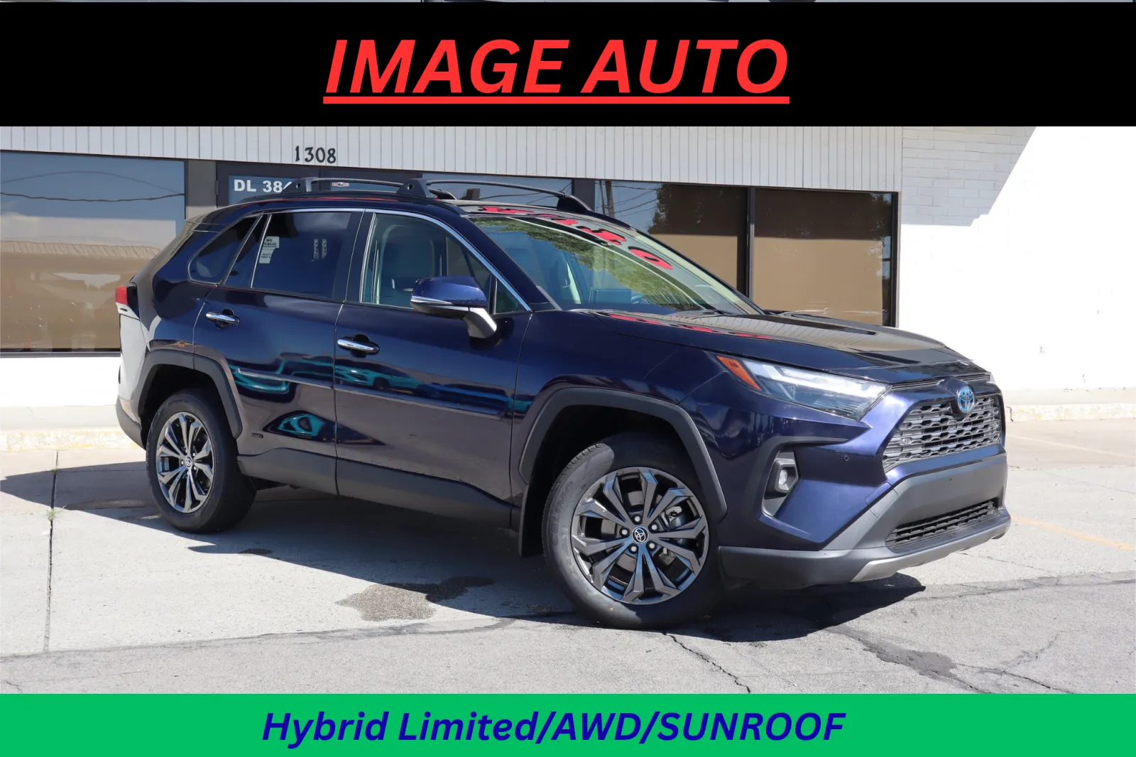 Blue 2022 Toyota RAV4 Hybrid Limited for sale in West Jordan, UT
